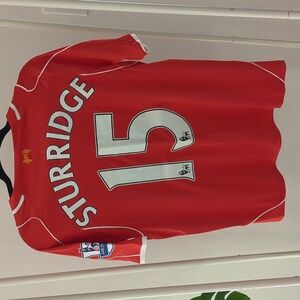 Authentic Warrior Liverpool Sturridge 2014-15 Home Jersey Small